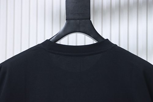 ALO 26SS Embroidered Logo Short-Sleeve T-Shirt Black - Image 5