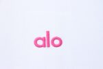 ALO 26SS Embroidered Logo Short-Sleeve T-Shirt White - Image 6