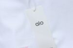 ALO 26SS Embroidered Logo Short-Sleeve T-Shirt White - Image 10