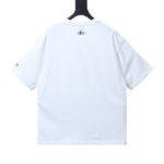Alo Yoga Simple Silicone Letter Print T-Shirt White - Image 3