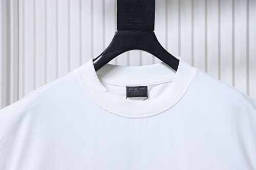 Balenciaga 25ss Sunflower Textured Seam-Sealed Short-Sleeve T-Shirt - Image 3