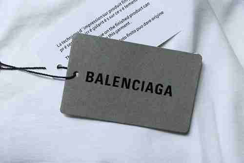 Balenciaga 25ss Sunflower Textured Seam-Sealed Short-Sleeve T-Shirt - Image 9
