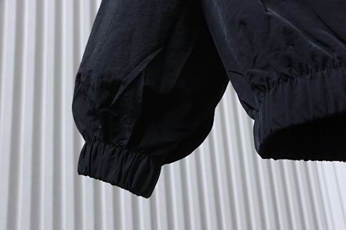 Balenciaga BLCG 26SS 3M Black and Red Embroidered Hooded Sports Jacket - Image 3