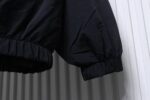 Balenciaga BLCG 26SS 3M Black and Red Embroidered Hooded Sports Jacket - Image 4