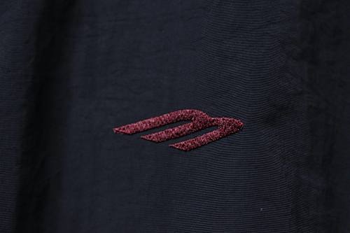 Balenciaga BLCG 26SS 3M Black and Red Embroidered Hooded Sports Jacket - Image 5