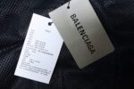 Balenciaga BLCG 26SS 3M Black and Red Embroidered Hooded Sports Jacket - Image 9