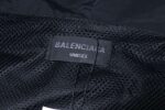 Balenciaga BLCG 26SS 3M Black and Red Embroidered Hooded Sports Jacket - Image 10