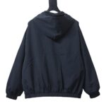 Balenciaga BLCG 26SS 3M Black and Red Embroidered Hooded Sports Jacket - Image 2