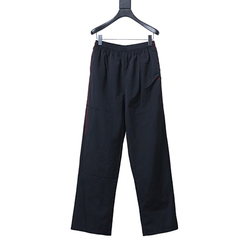 Balenciaga BLCG 26SS 3M Black and Red Embroidered Hooded Sweatpants - Image 2