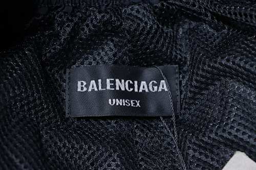 Balenciaga BLCG 26SS 3M Black and Red Embroidered Hooded Sweatpants - Image 8