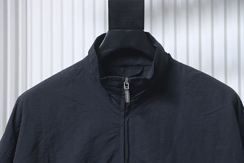 Balenciaga BLCG 26SS Cursive Signature Embroidered Hooded Sports Jacket - Image 3