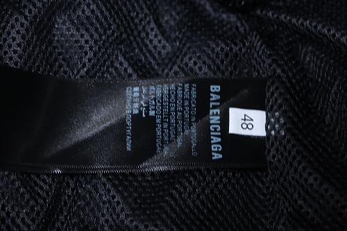 Balenciaga BLCG 26SS Cursive Signature Embroidered Hooded Sports Jacket - Image 10