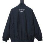 Balenciaga BLCG 26SS Cursive Signature Embroidered Hooded Sports Jacket - Image 12