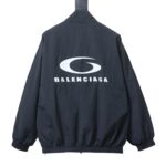 Balenciaga BLCG 26SS Front and Back Half Ring Embroidered Tracksuit Jacket - Image 2
