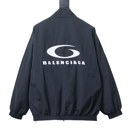 Balenciaga BLCG 26SS Front and Back Half Ring Embroidered Tracksuit Jacket - Image 2