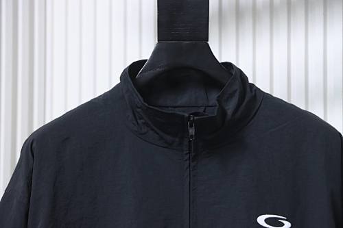Balenciaga BLCG 26SS Front and Back Half Ring Embroidered Tracksuit Jacket - Image 5