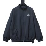 Balenciaga BLCG 26SS Front and Back Half Ring Embroidered Tracksuit Jacket