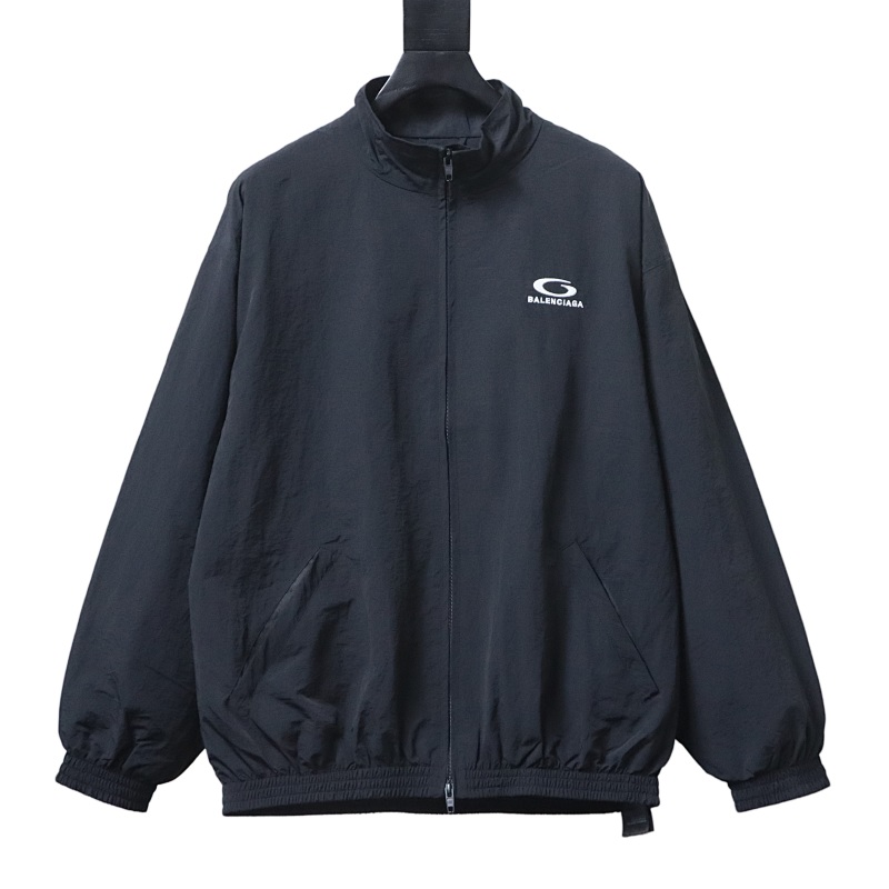 Balenciaga BLCG 26SS Front and Back Half Ring Embroidered Tracksuit Jacket - Image 1
