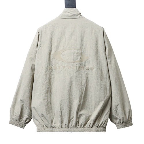 Balenciaga BLCG 26SS Front and Back Half Ring Embroidered Tracksuit Jacket - Image 4