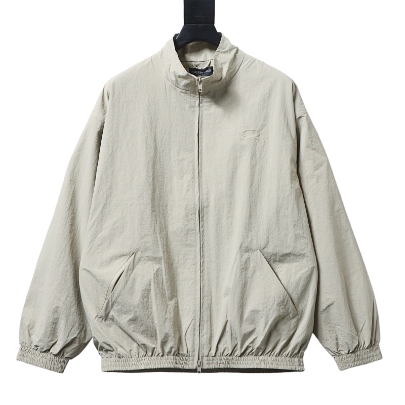 Balenciaga BLCG 26SS Front and Back Half Ring Embroidered Tracksuit Jacket - Image 3