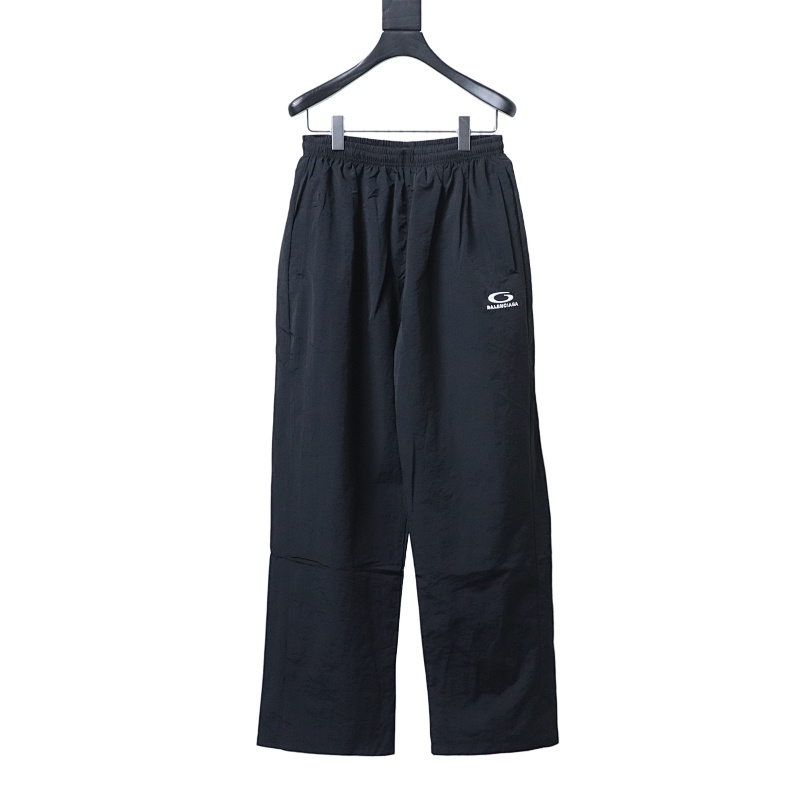 Balenciaga BLCG 26SS Front and Back Half Ring Embroidered Tracksuit Pants - Image 1
