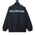 Balenciaga Mirrored Letter Embroidery Sports Jacket - Image 2