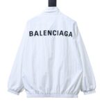 Balenciaga Mirrored Letter Embroidery Sports Jacket - Image 4