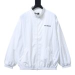 Balenciaga Mirrored Letter Embroidery Sports Jacket - Image 3