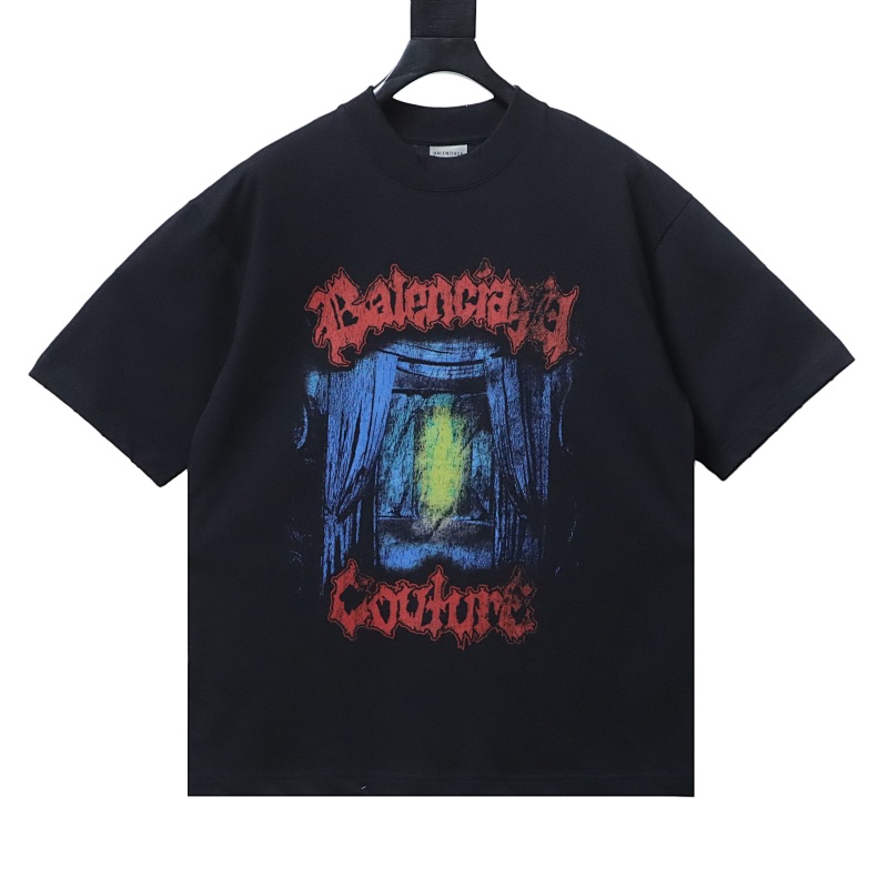 Balenciaga Window Light Art Print Short-Sleeve T-Shirt - Image 1