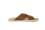 Brunello Cucinelli Suede Slide Sandals Brown - Image 2