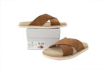 Brunello Cucinelli Suede Slide Sandals Brown - Image 8