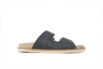 Brunello Cucinelli Suede Slide Sandals Grey - Image 2