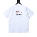 Burberry 25ss Color Block Equestrian Embroidered Short-Sleeve T-Shirt - Image 3
