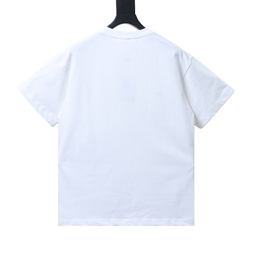 Burberry 25ss Color Block Equestrian Embroidered Short-Sleeve T-Shirt - Image 4