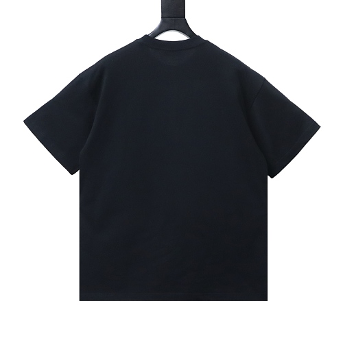 Burberry 25ss Color Block Equestrian Embroidered Short-Sleeve T-Shirt - Image 2