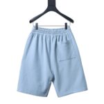 Burberry 25ss Cursive Letter Flocked Logo Shorts - Image 4