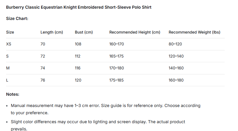 Burberry Back Circle Knight Horse Short-Sleeve T-Shirt - Image 5