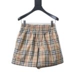 Burberry Classic Black Trim Webbing Check Shorts