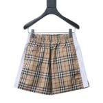 Burberry Classic Black Trim Webbing Check Shorts - Image 2