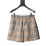 Burberry Classic Black Trim Webbing Check Shorts - Image 3