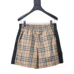 Burberry Classic Black Trim Webbing Check Shorts - Image 4