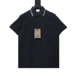 Burberry Classic Collared Equestrian Embroidered Short-Sleeve Polo Shirt