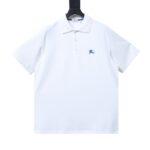 Burberry Classic Equestrian Embroidered Short-Sleeve Polo Shirt - Image 4