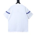 Burberry Striped Print with Classic Horse Embroidery Short-Sleeve T-Shirt - Image 2