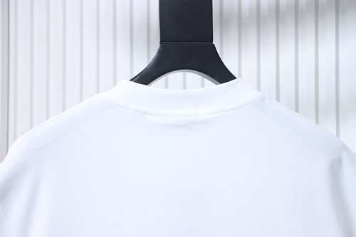 Burberry Striped Print with Classic Horse Embroidery Short-Sleeve T-Shirt - Image 7