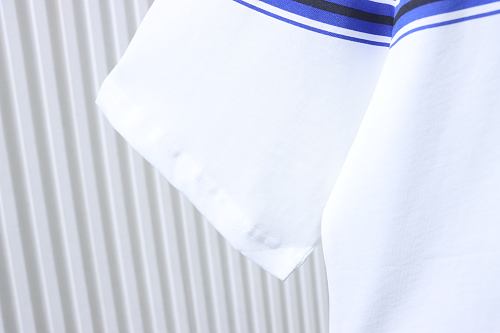 Burberry Striped Print with Classic Horse Embroidery Short-Sleeve T-Shirt - Image 9