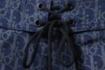 Dior Green Webbing Drawstring Shorts Blue - Image 6