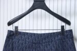 Dior Green Webbing Drawstring Shorts Blue - Image 5