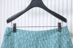 Dior Green Webbing Drawstring Shorts Green - Image 5