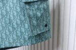 Dior Green Webbing Drawstring Shorts Green - Image 8